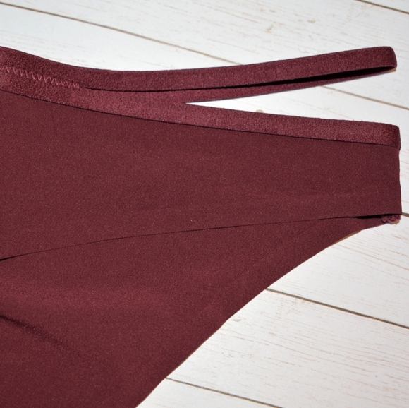 Last 2! FP Zoey Bikini Brief Panty Merlot Red XS - Picture 4 of 10